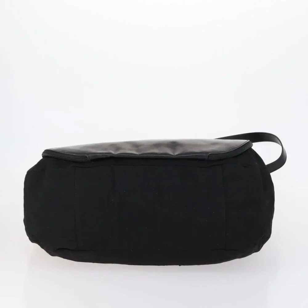 Authentic GUCCI Shoulder Bag Canvas Black Silver - Picture 12 of 16